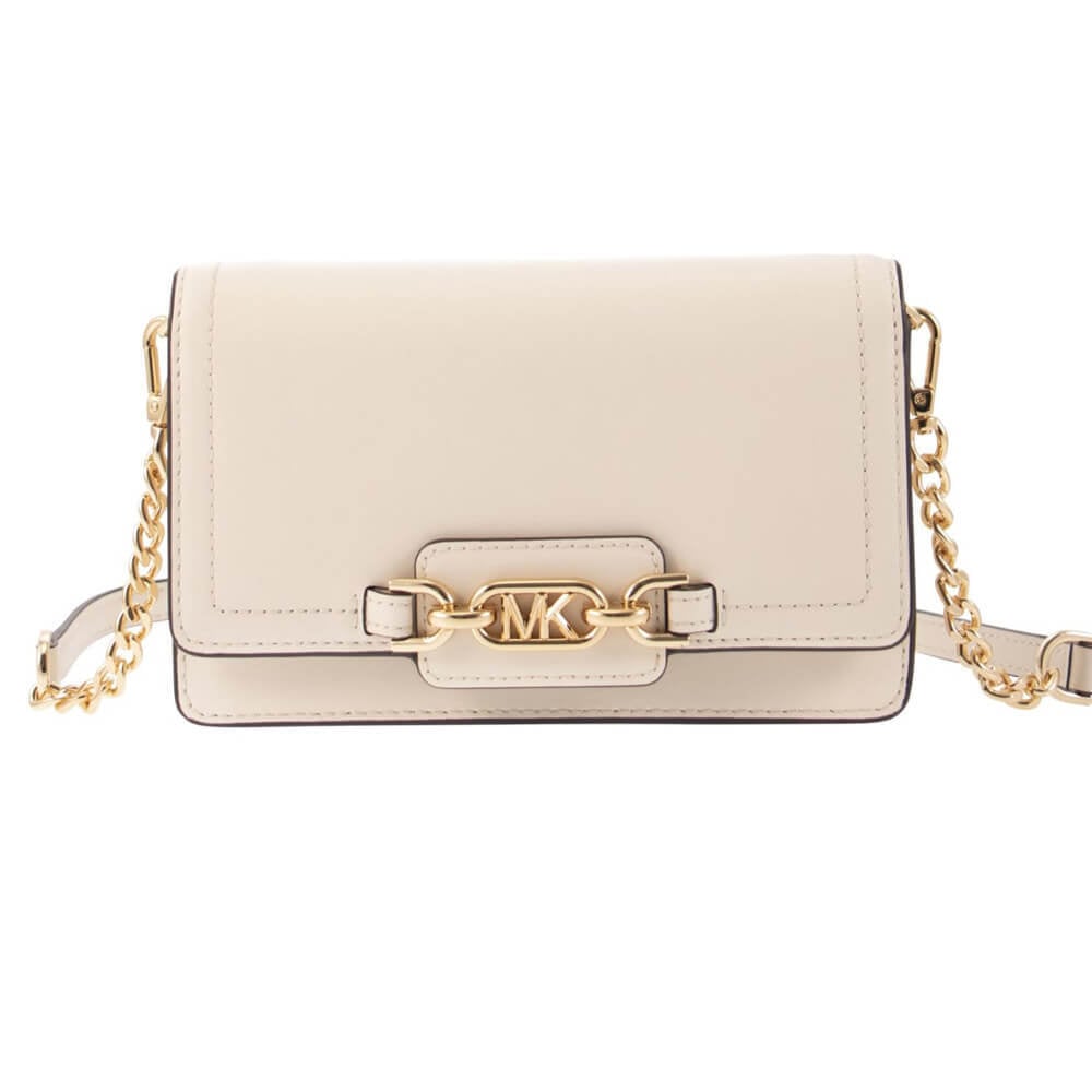 

Сумка кросс-боди Michael Kors Heather Extra-small Leather Shoulder, бежевый