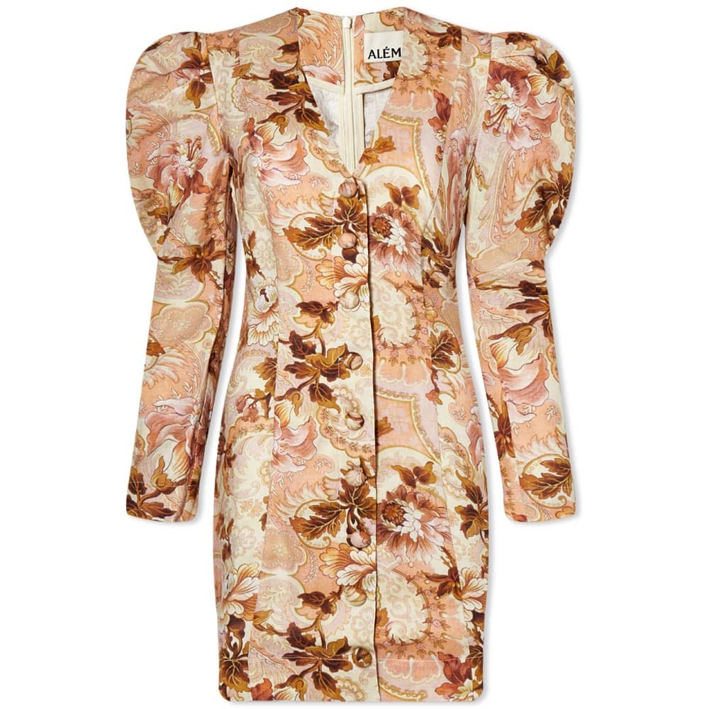 

Платье ALÉMAIS Phillipa Puff Sleeve Mini Dress
