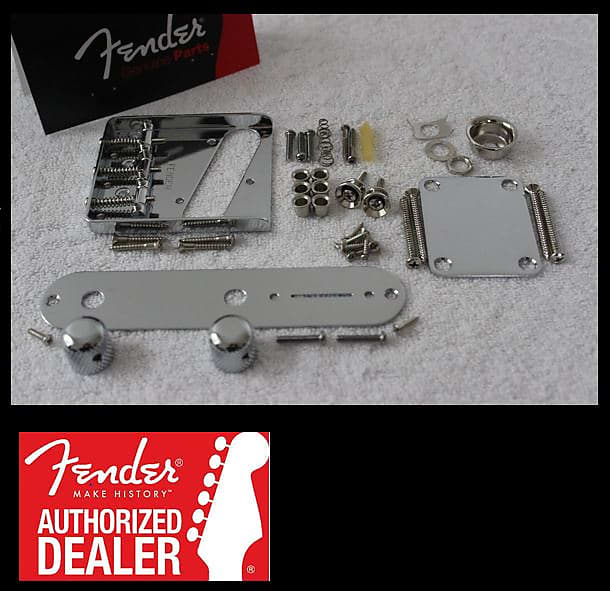 Fender Highway One Telecaster Hardware Set Vintage 3-Saddle Bridge 006-0070-000 006-0070-000 Highway One Telecaster Bridge Assembly - фото