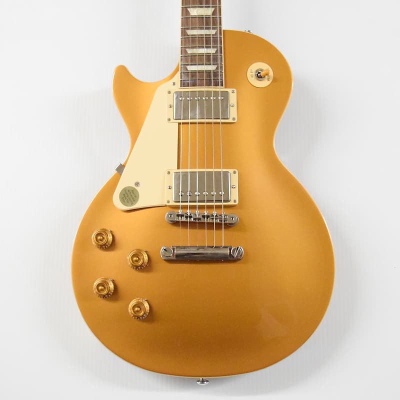 Gibson Les Paul Standard '50s Электрогитара для левшей 2022 Gold Top Les Paul Standard '50s Left-handed Electric Guitar