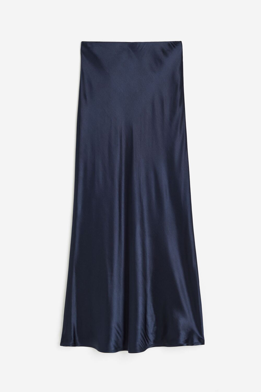 

Юбка H&M Satin Maxi, темно-синий