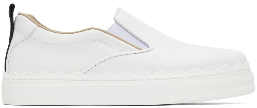 

Белые слипоны Lauren Chloé