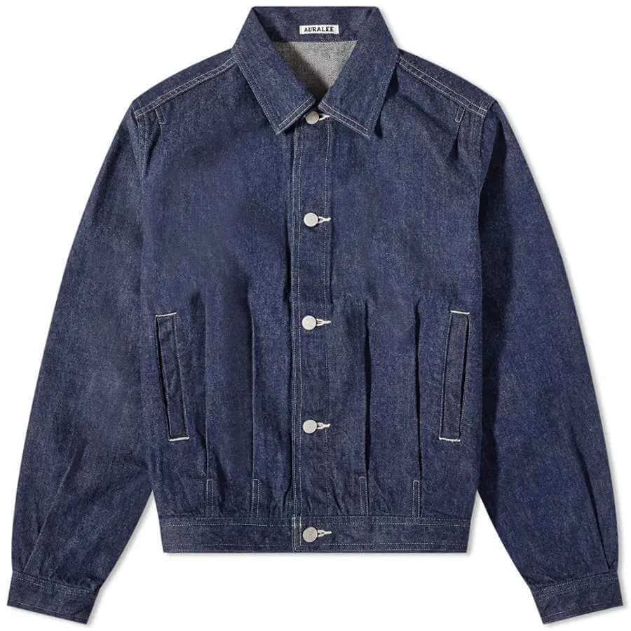 

Рубашка Auralee Selvedge Light Denim, синий
