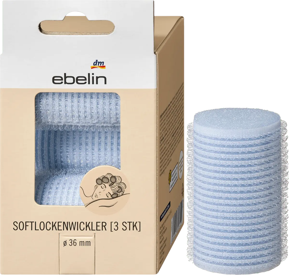 

Мягкие бигуди 36мм 3 шт. ebelin