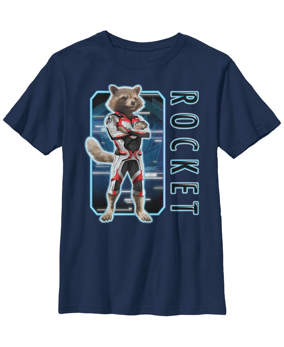 

Детская футболка Marvel Avengers: Endgame Rocket Tech Frame для мальчиков Fifth Sun