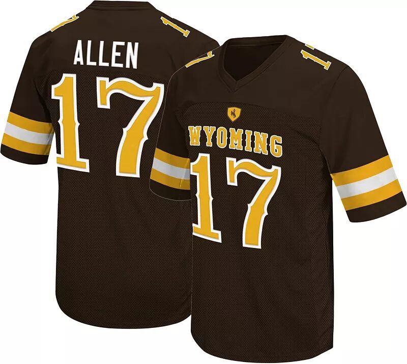 

Retro Brand Wyoming Cowboys Браун Джош Аллен # 17 Джерси
