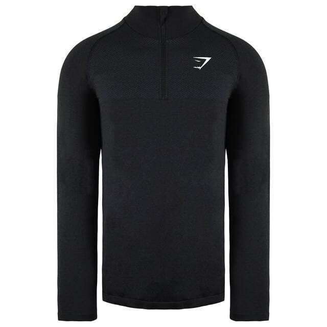 

Vital мужская бесшовная куртка Gymshark, черный