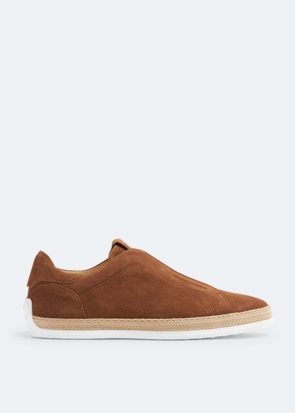 

Кроссовки Tod'S Suede Slip-On, коричневый