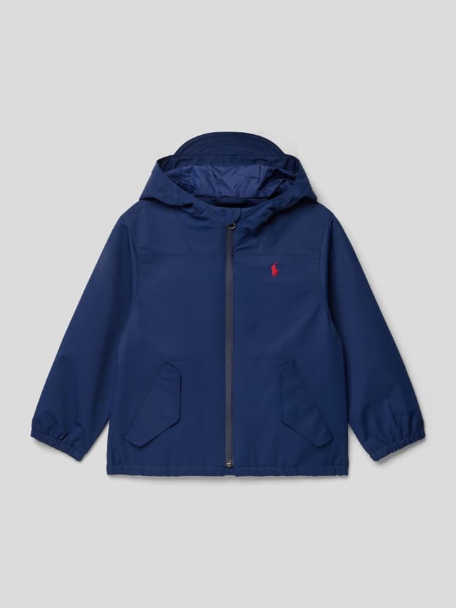 

Куртка с пришитой этикеткой Polo Ralph Lauren, темно-синий