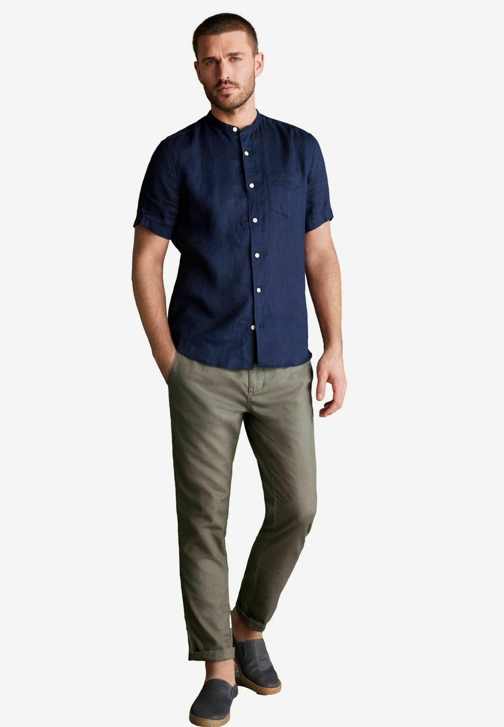

Рубашка Signature Short Sleeve Next, темно-синяя