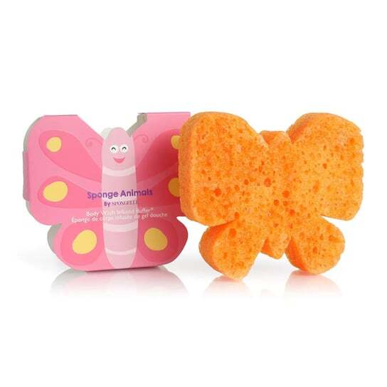 

Губка, Sponge Animals Kids, Губка, пропитанная детским мылом для мытья тела, Бабочка, Spongelle