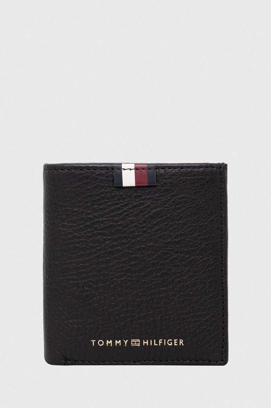 

Кожаный кошелек Tommy Hilfiger, черный
