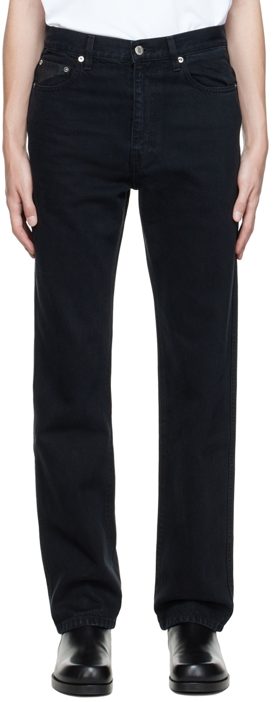 

Черные однотонные джинсы Helmut Lang
