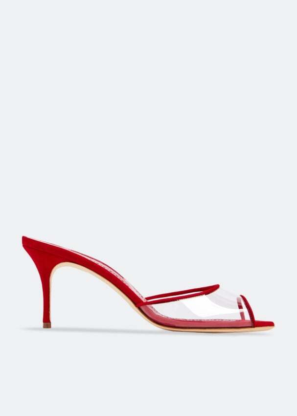 

Сандалии MANOLO BLAHNIK Jadifa sandals, красный