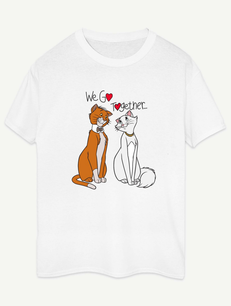 

Белая футболка бойфренда NW2 Aristocats We Go Together George., белый