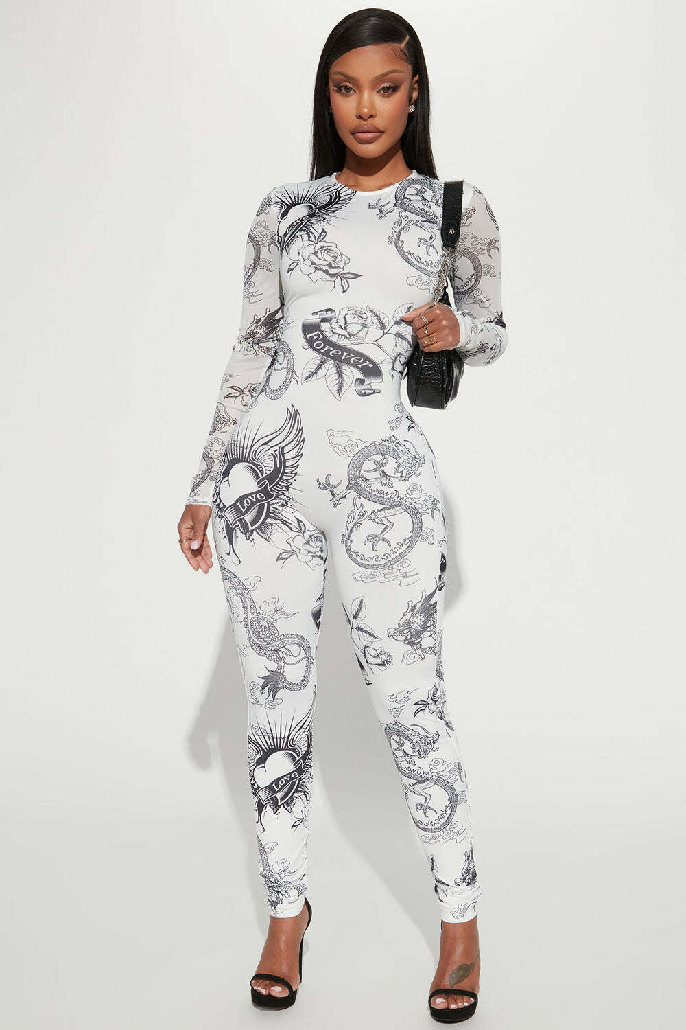 

Комбинезон Fashion Nova JP2702, белый