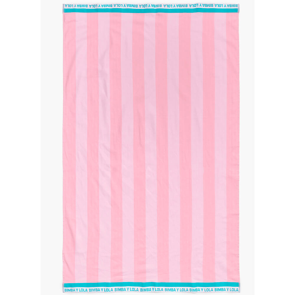 

Пляжное полотенце Bimba Y Lola Striped, розовый