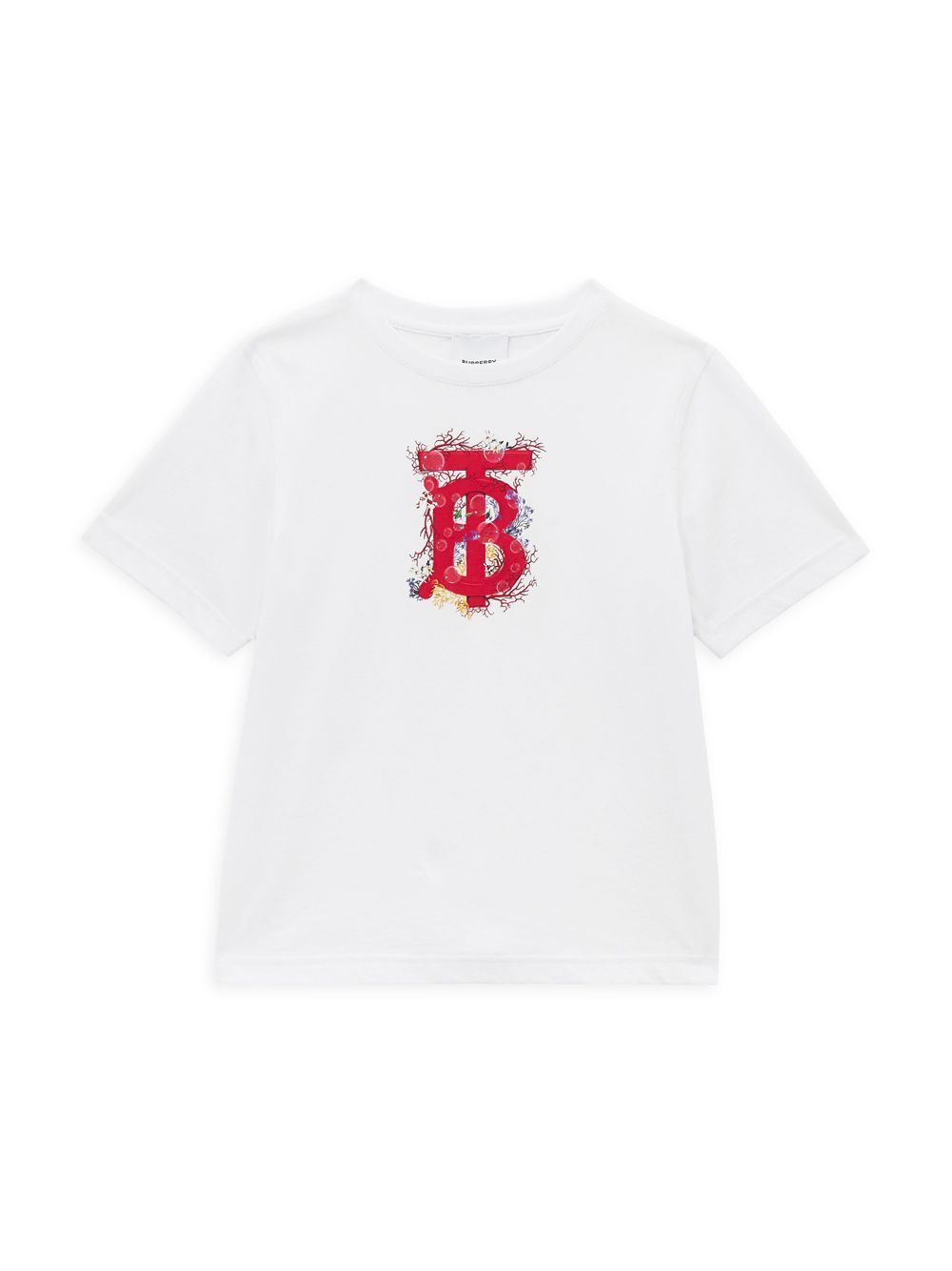 

Футболка Little Boy's & Boy's TB с монограммой Burberry, белый