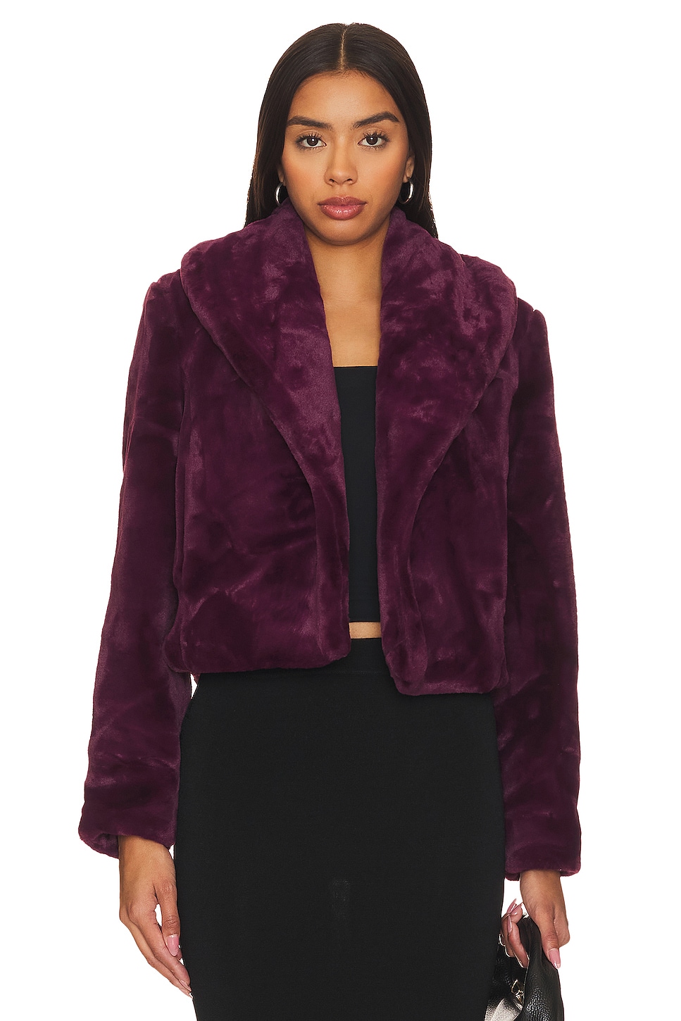 цена Куртка BLANKNYC Faux Fur, цвет Dry Martini