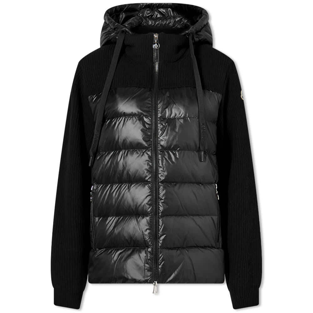 

Джемпер Moncler Padded Hooded Cardigan, Черный, Джемпер Moncler Padded Hooded Cardigan