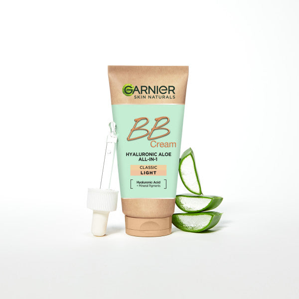 Garnier Hyaluronic Aloe All-In-1 BB Cream увлажняющий ВВ-крем для всех типов кожи Светлый 50мл