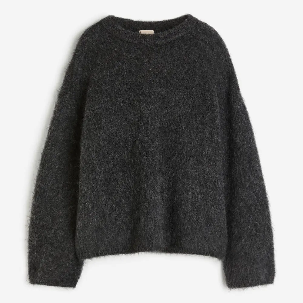 

Свитер H&M Rib-knit, темно-серый