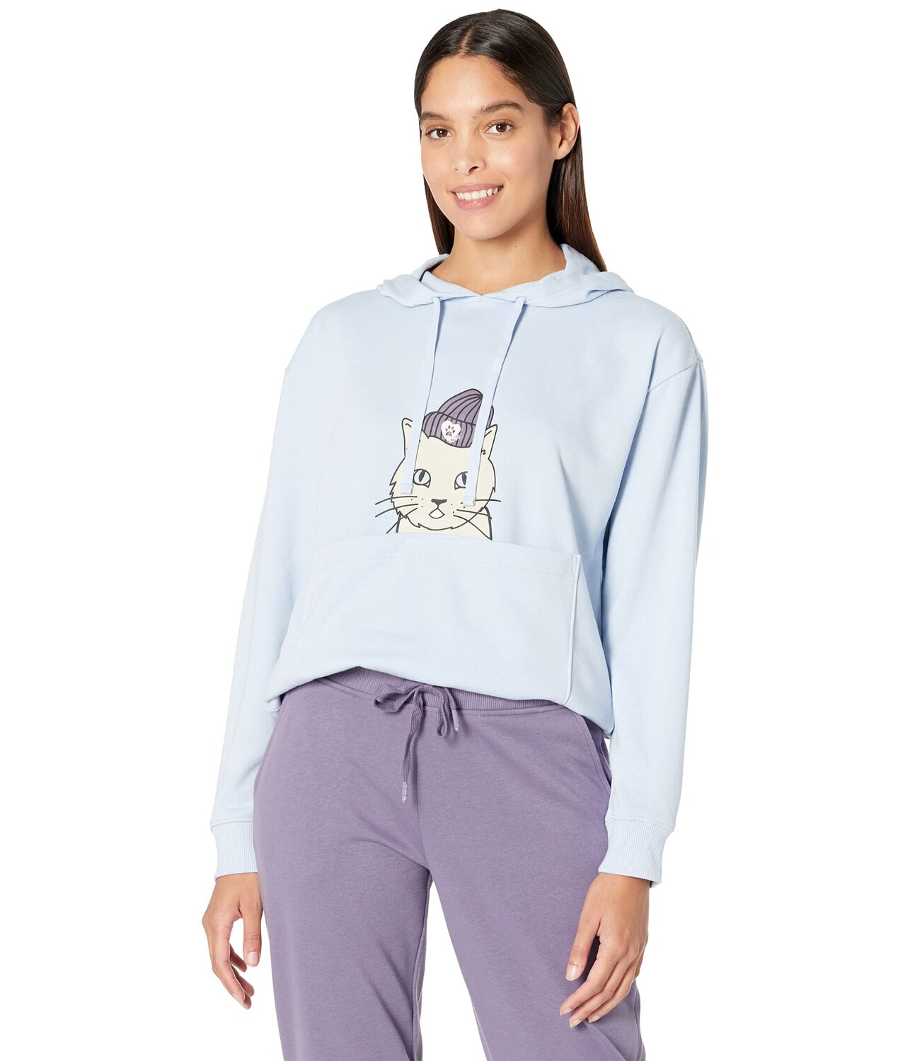 

Худи SKECHERS, Hipcat Pouch Pullover Hoodie, Серый