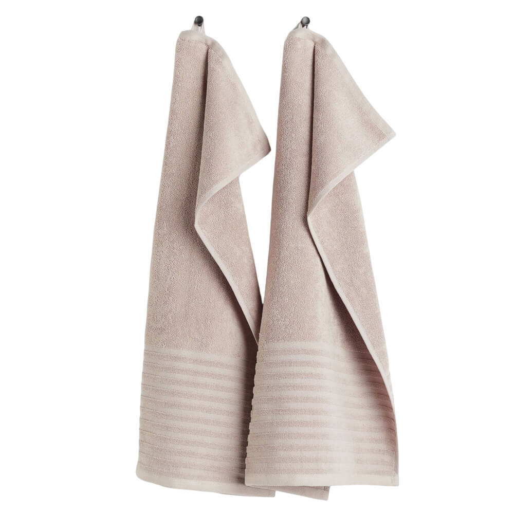 Комплект полотенец H&amp;M Home Cotton 2 штуки, бежевый