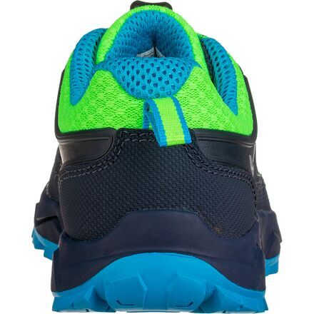 

Походные кроссовки Wildfire — детские Salewa, цвет Fluo Green/Blue Danube