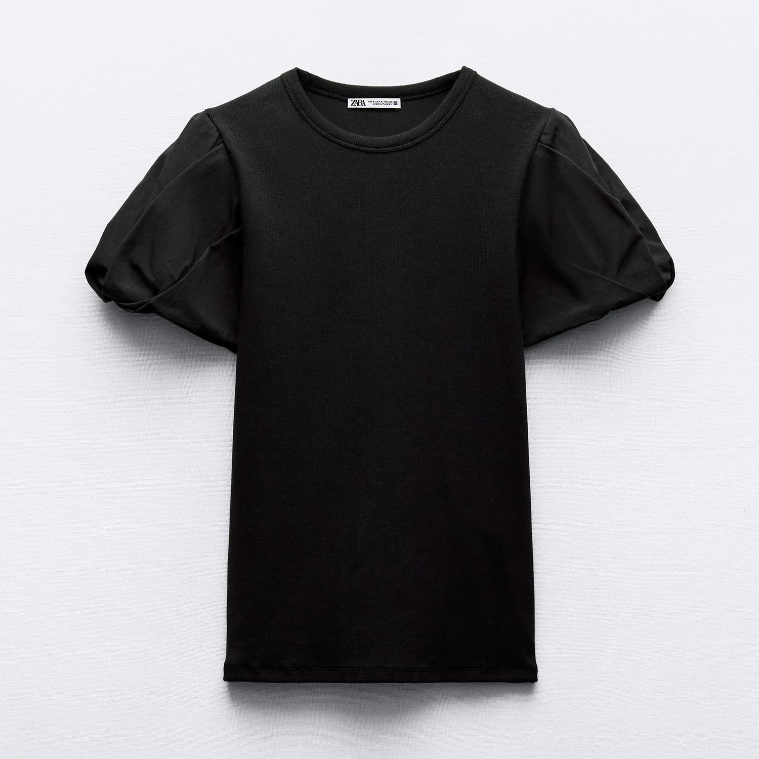 

Футболка Zara Full Sleeve, черный
