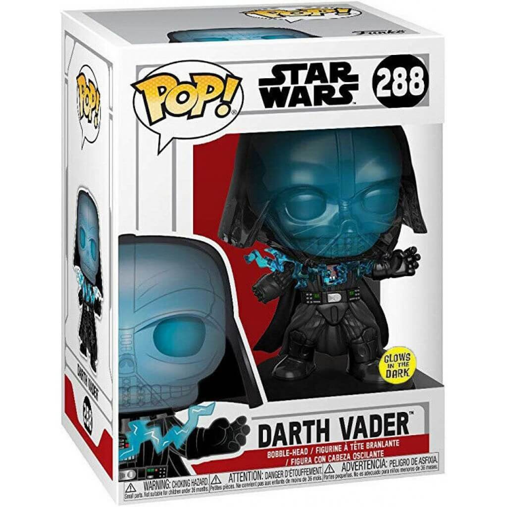 Funko pop darth vader electrocuted glow cheap in the dark