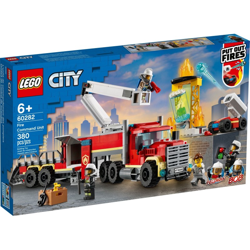 Конструктор LEGO City 60282 Команда пожарных lego city 60106 набор для начинающих пожарных 90 дет