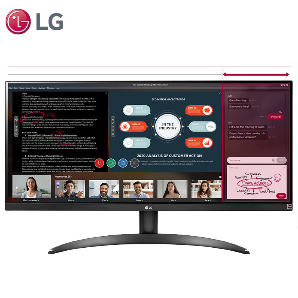 

Монитор LG 34WP500-B 34" IPS