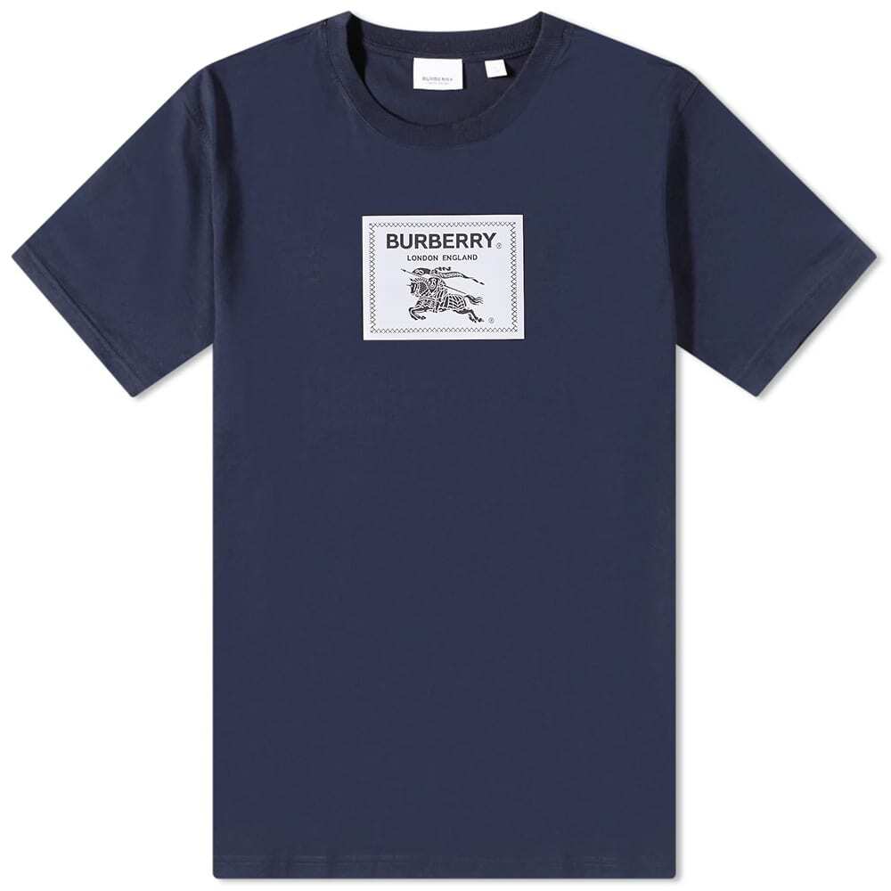 

Футболка Burberry Roundwood Label Tee, Серый