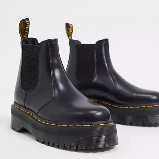 

Ботинки челси на платформе Dr Martens 2976, черный