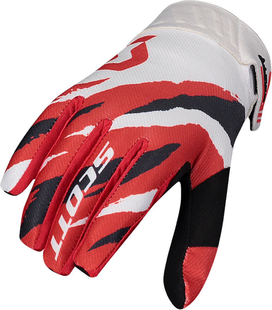 Перчатки Scott 450 Prospect с логотипом, красный/черный/белый перчатки мореман красный белый