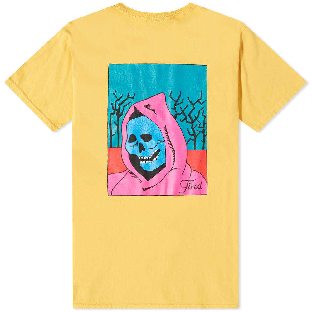 

Футболка Tired Skateboards Creepy Skull Tee, Желтый