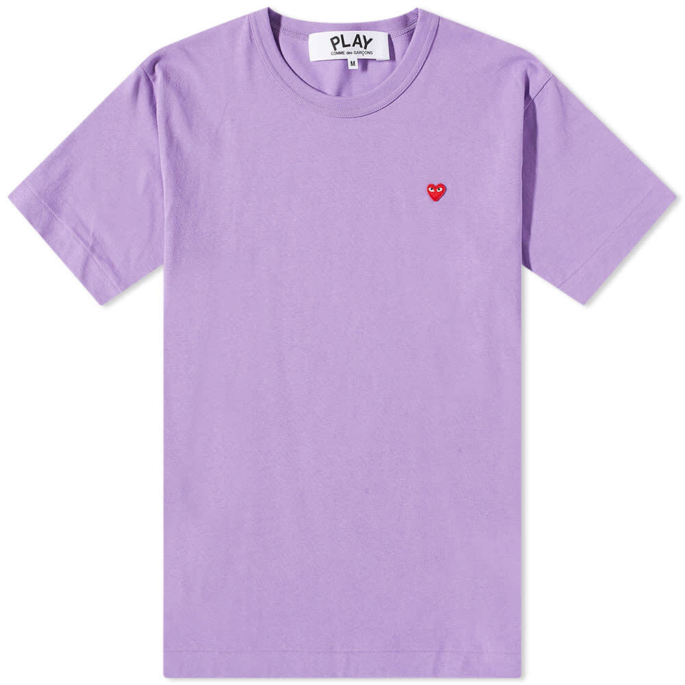 

Футболка Comme des Garcons Play Small Red Heart Tee, Фиолетовый