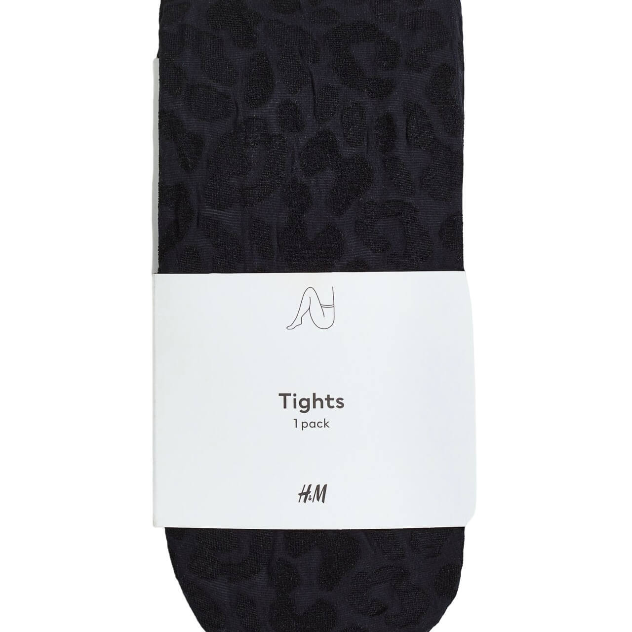 

Колготки H&M Patterned, черный