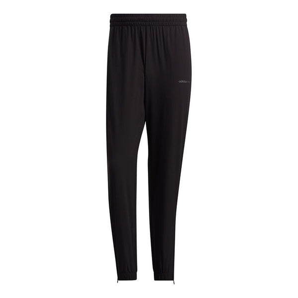 

Спортивные штаны Adidas neo Casual Sports Side Stripe Bundle Feet Long Pants Black, Черный