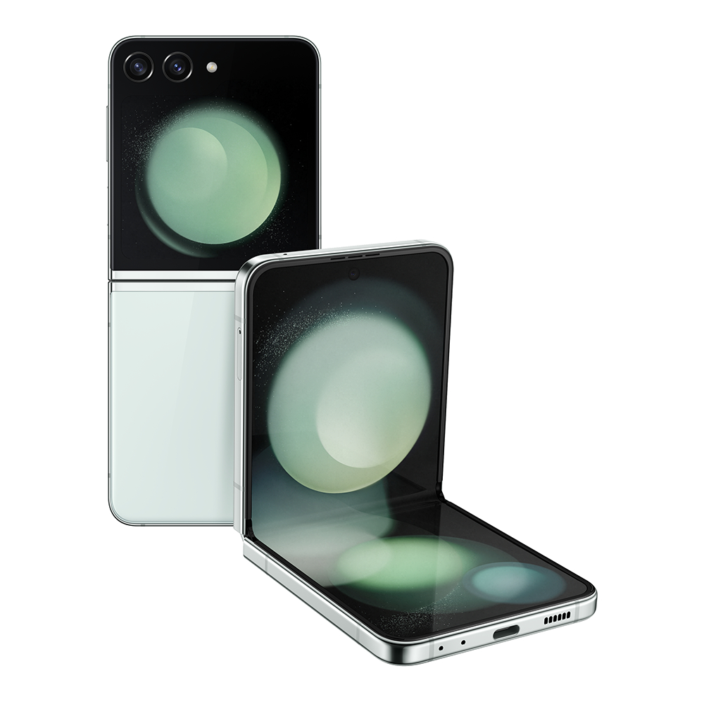 Смартфон Samsung Galaxy Z Flip5 8Гб/512Гб, 1 Nano-SIM, мятный смартфон samsung galaxy z flip5 8гб 256гб nano sim e sim лаванда