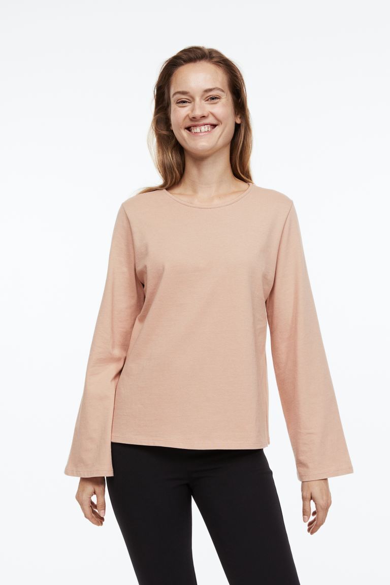 

МАМА Топ для грудного вскармливания H&M, пудрово-розовый