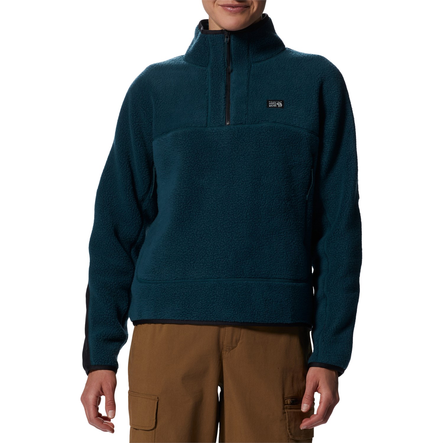 цена Флисовый пуловер Mountain Hardwear HiCamp, голубой