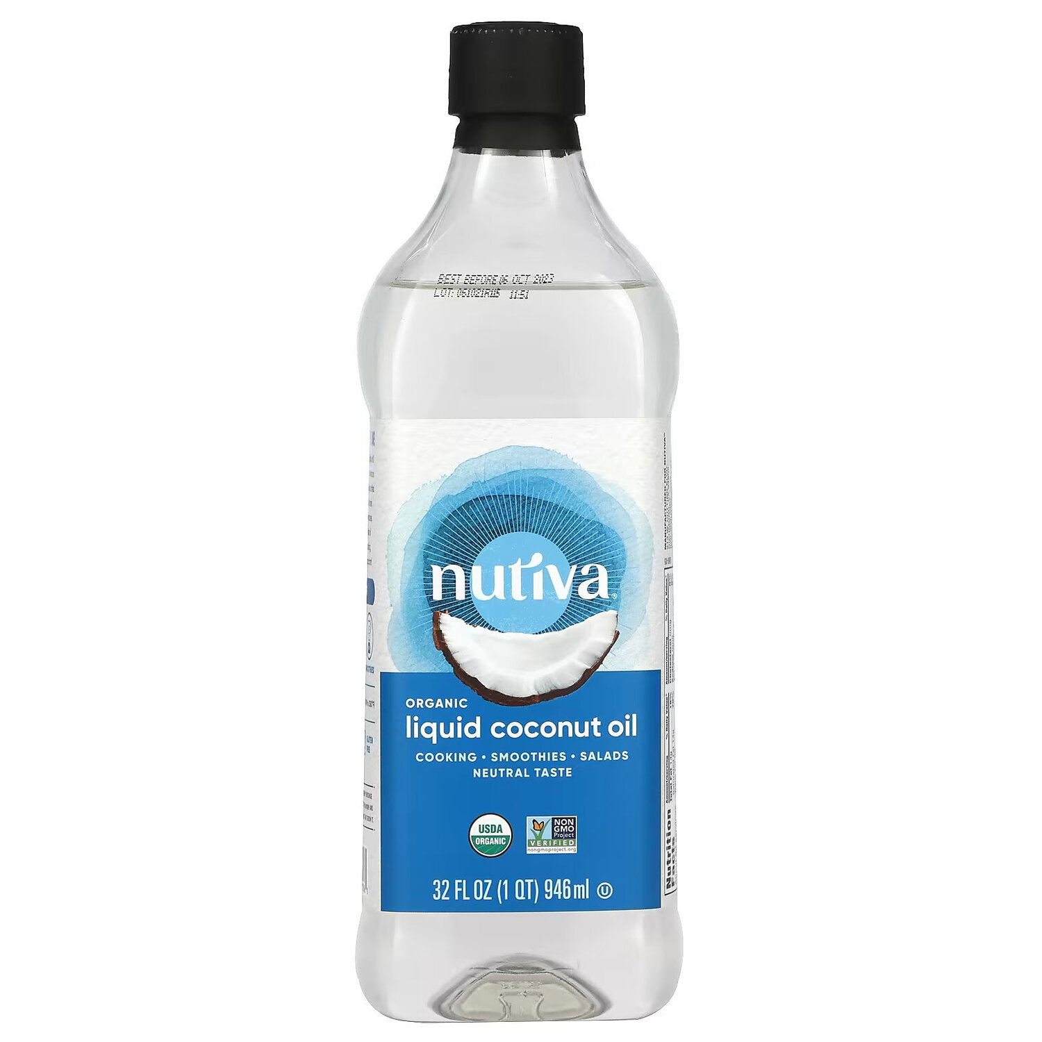 

Органическое кокосовое масло Nutiva, 946 мл