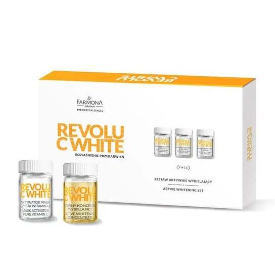 

Набор для активного отбеливания REVOLU c WHITE, Farmona