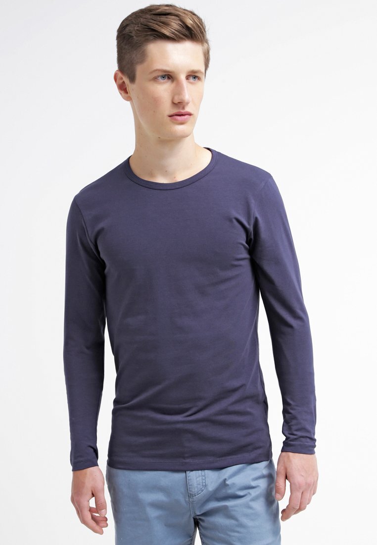 

Футболка с длинным рукавом JJBASIC Jack & Jones, темно-синий