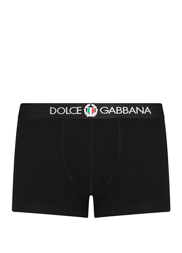 

Черные боксеры с лентой с логотипом на талии Dolce&Gabbana