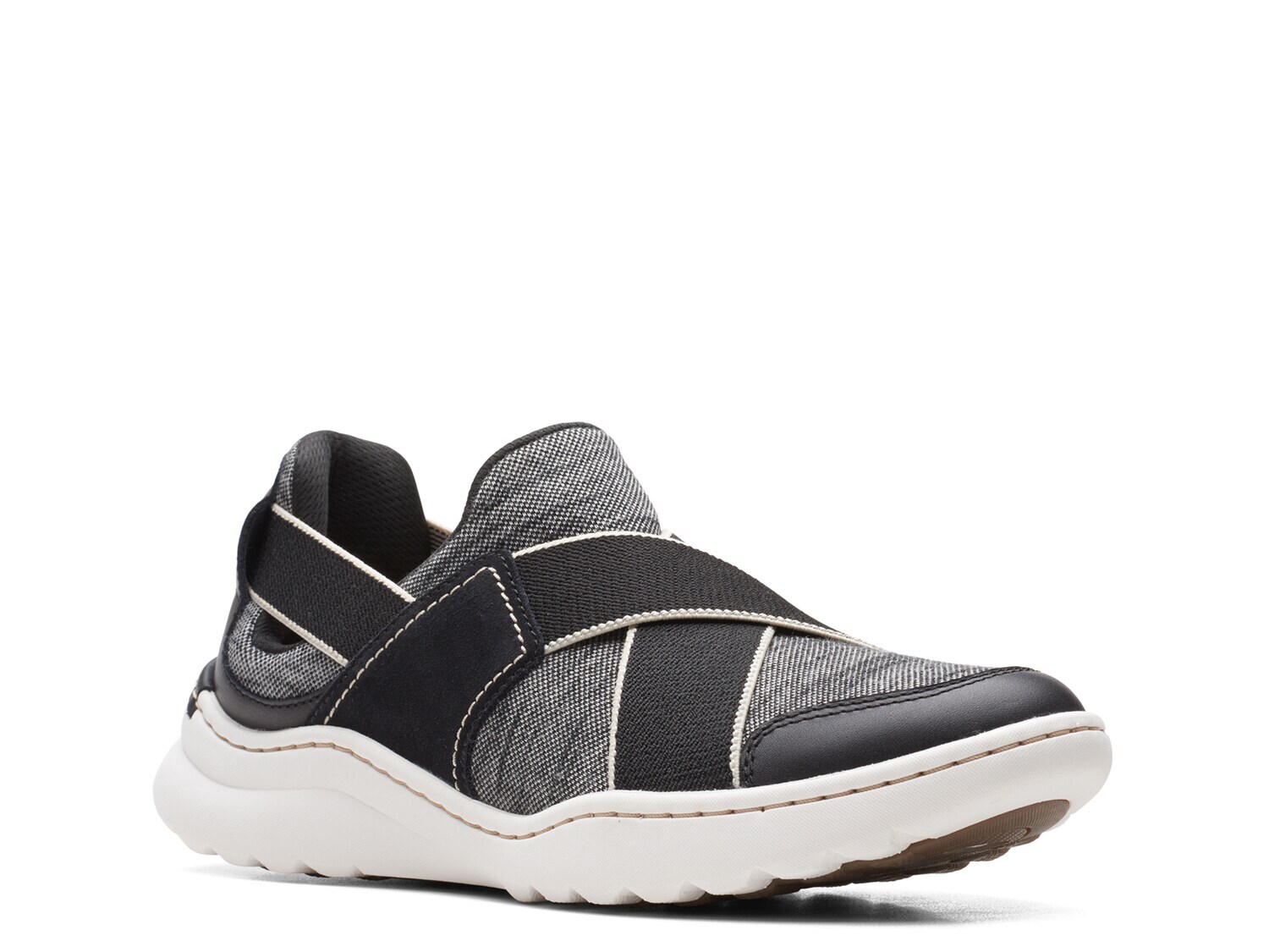 

Кроссовки без шнуровки Teagan Go Clarks, черный
