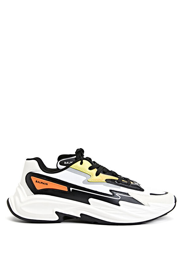 

Мужские кожаные кроссовки Run-Row Balmain, мультиколор