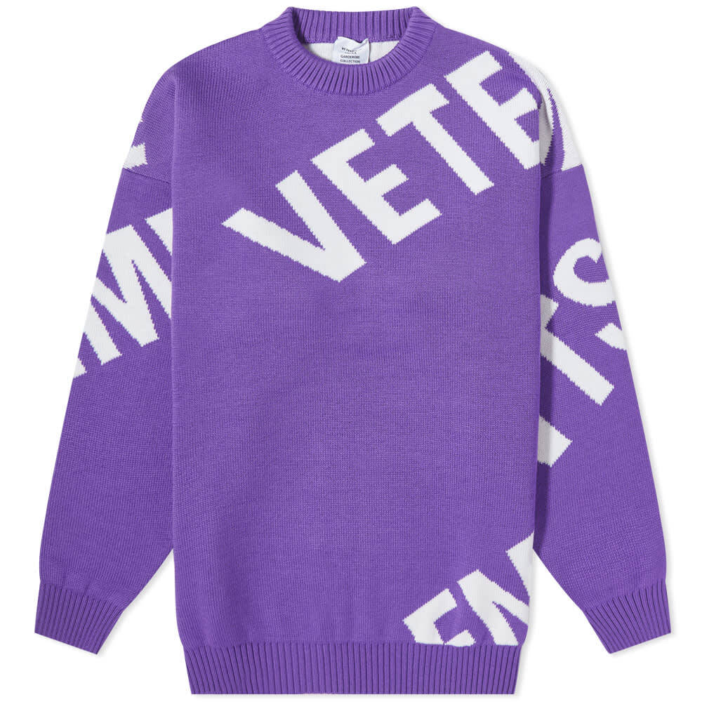 

Джемпер VETEMENTS Giant Logo Knit Sweater
